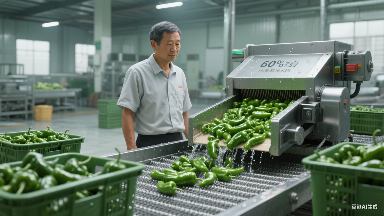 60 吨青椒震动沥水机：多久能操作完？咋维护？(1)