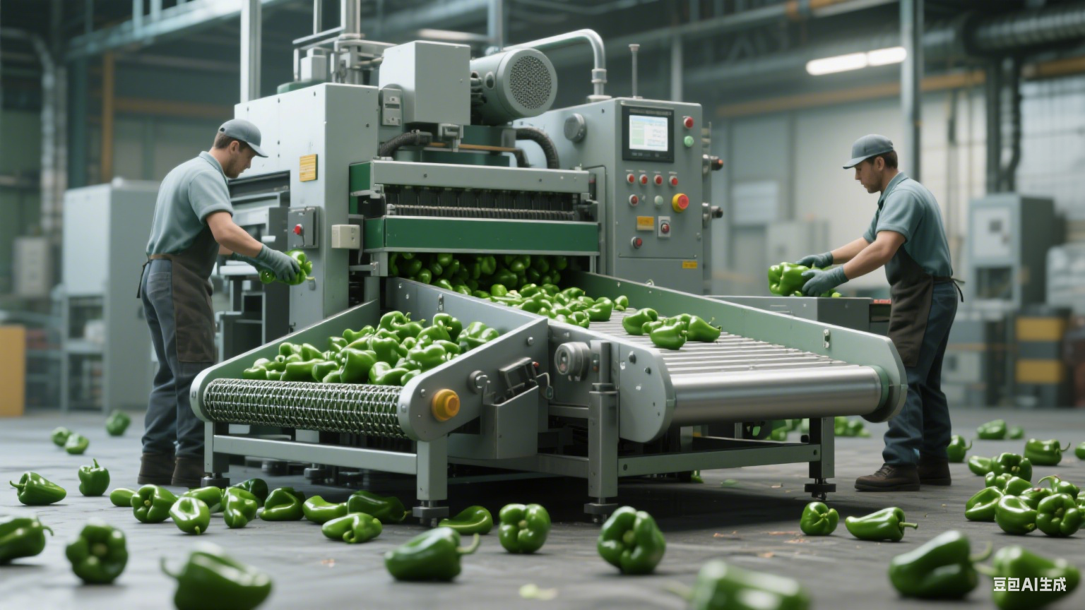 60 吨青椒震动沥水机：多久能操作完？咋维护？(3)