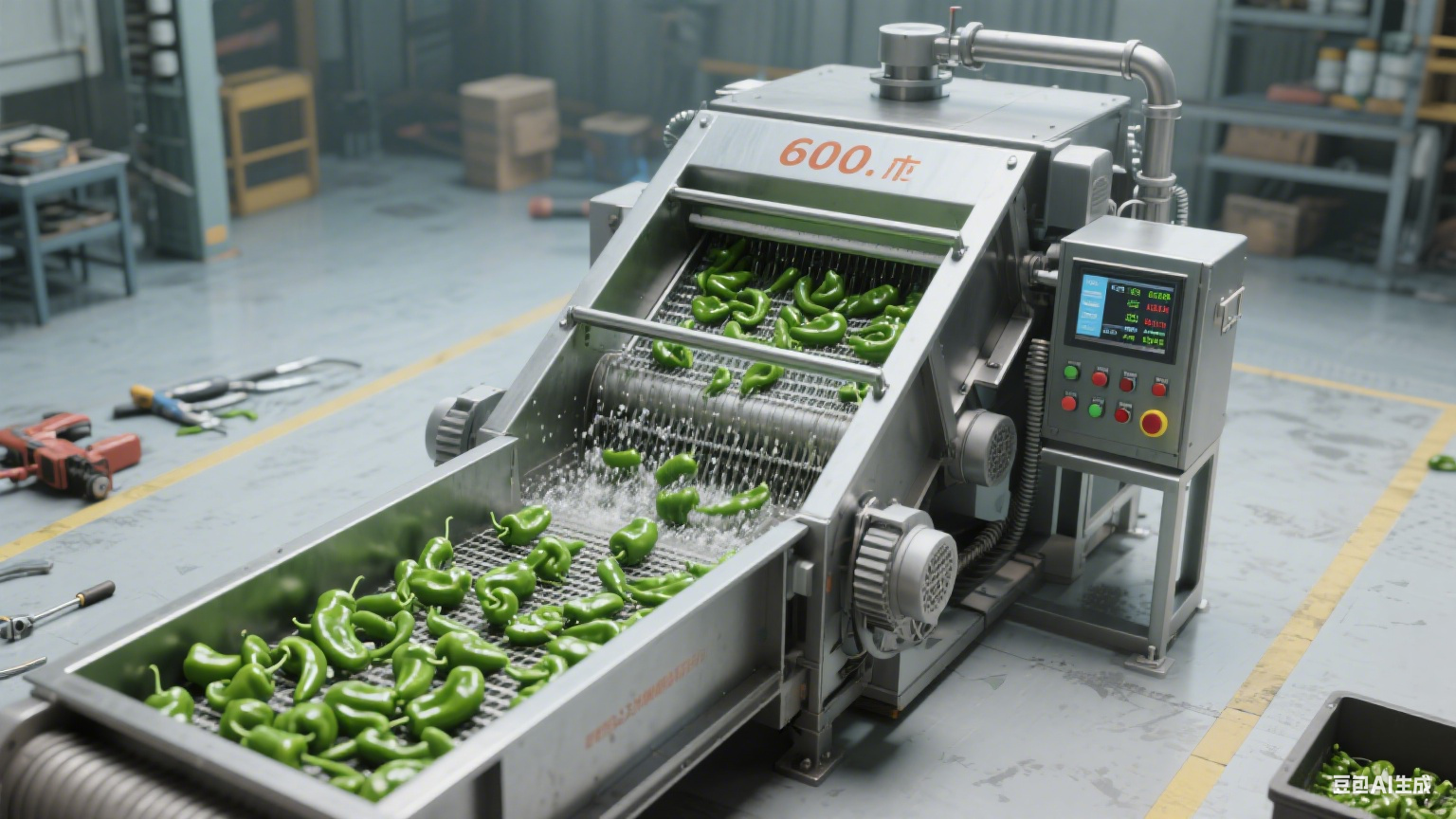 60 吨青椒震动沥水机：多久能操作完？咋维护？(5)