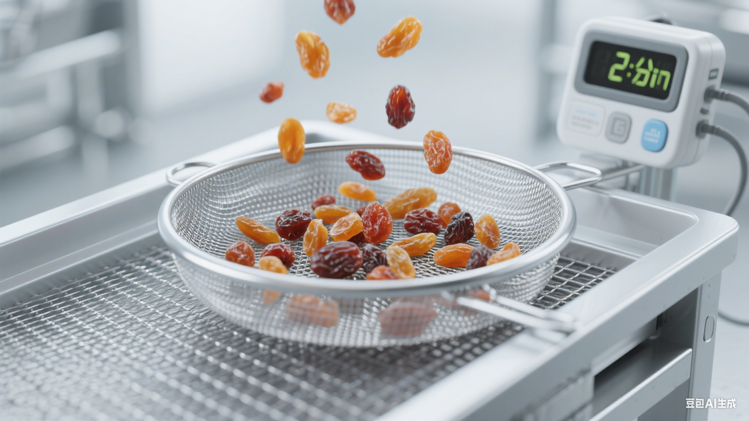 休闲食品清洗震动沥水机咋干活？(4)