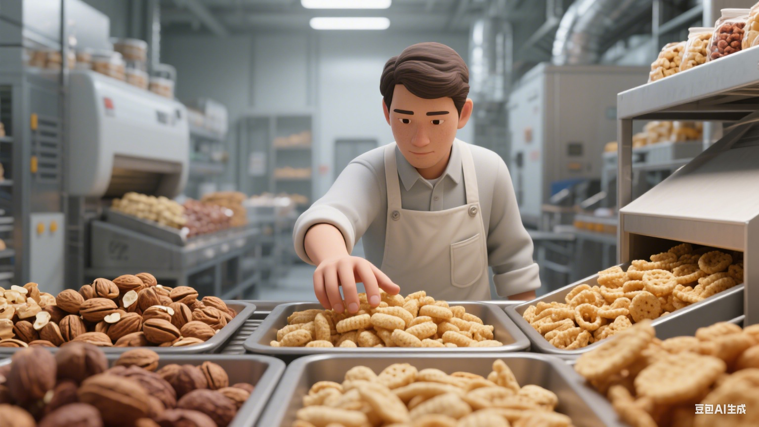 休闲食品清洗震动沥水机咋干活？(5)