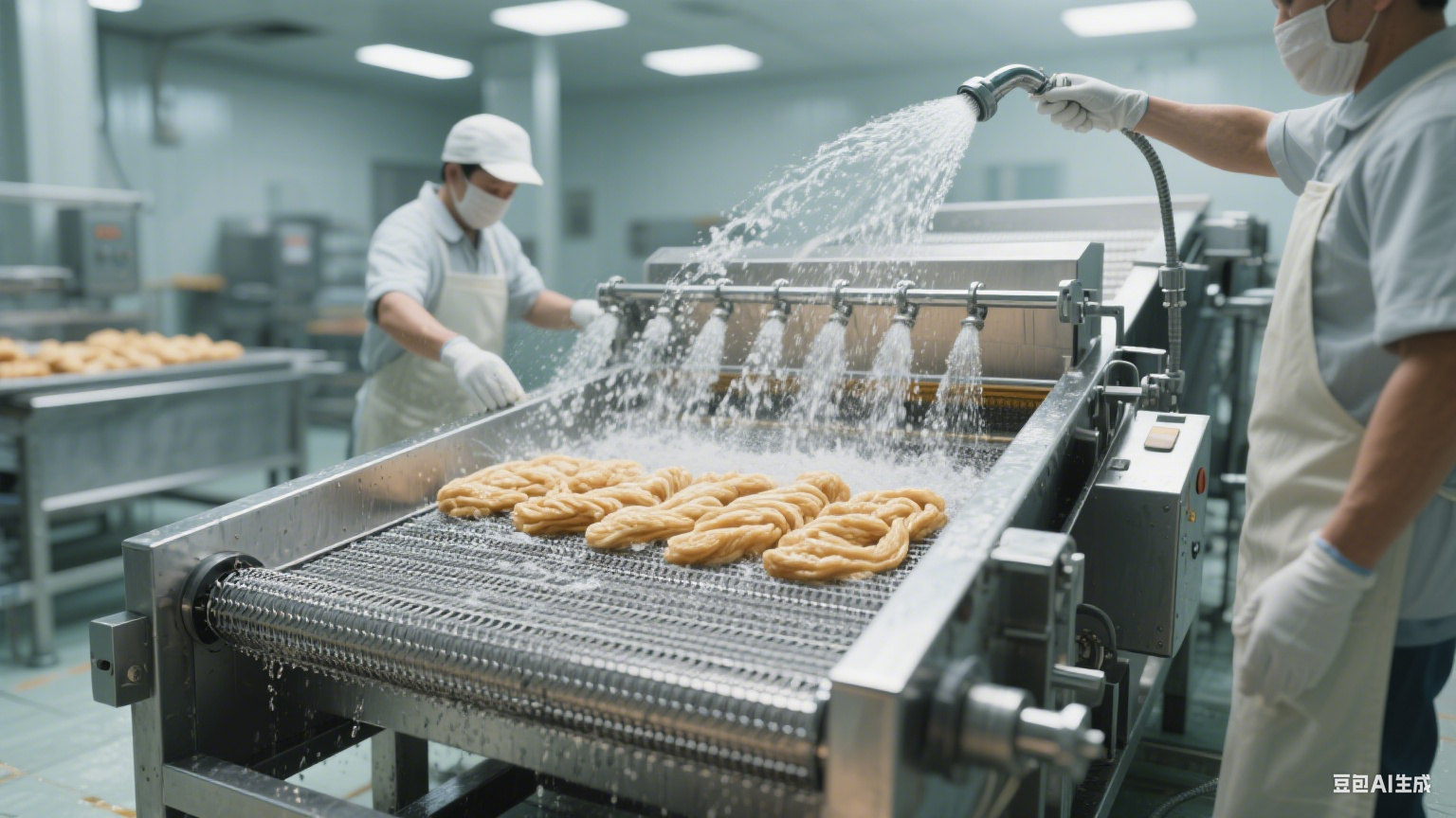 筋袋净沥术：面筋袋冲洗震动沥水机场景适配型号(5)