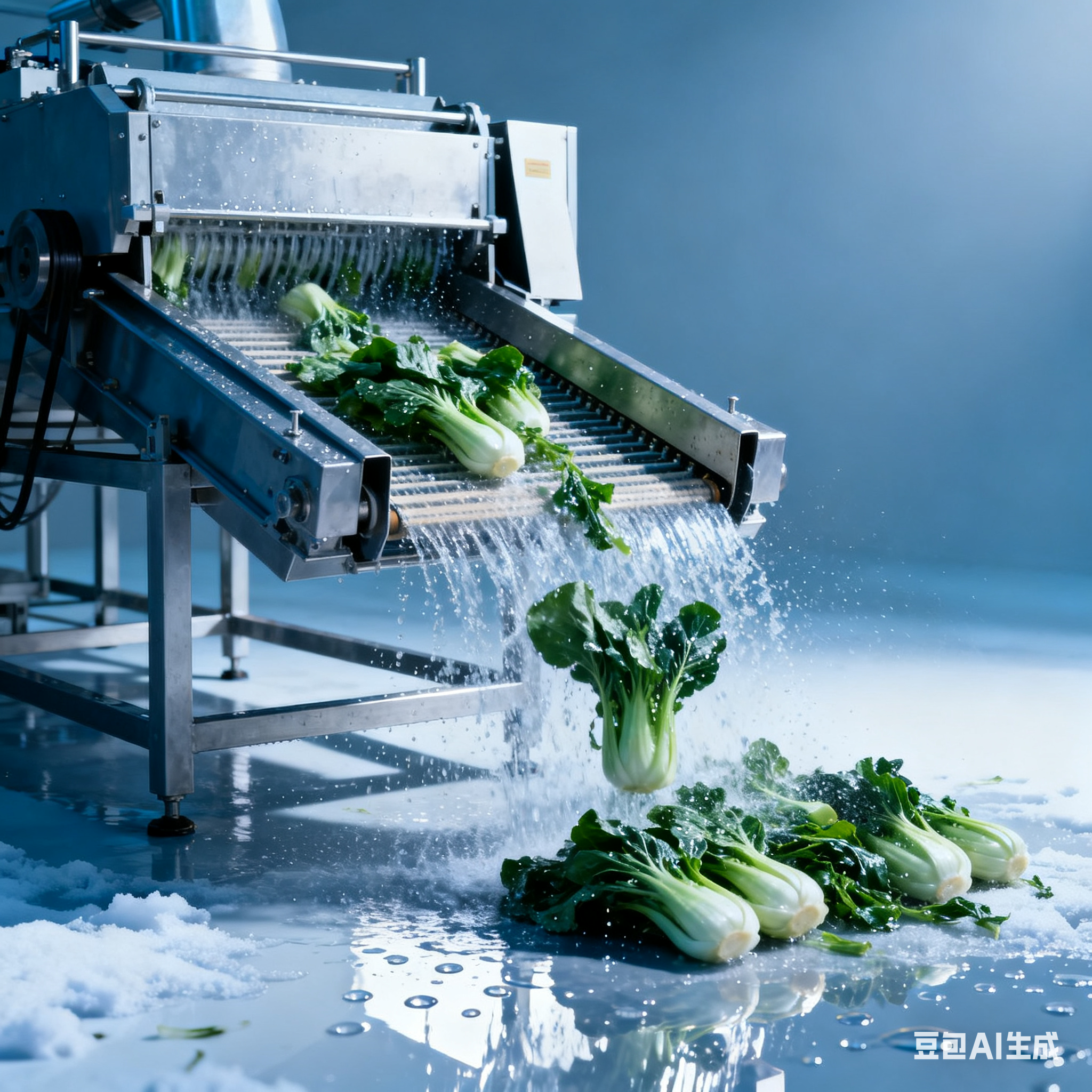 雪菜震动沥水机，输送速度能调节吗？(1)