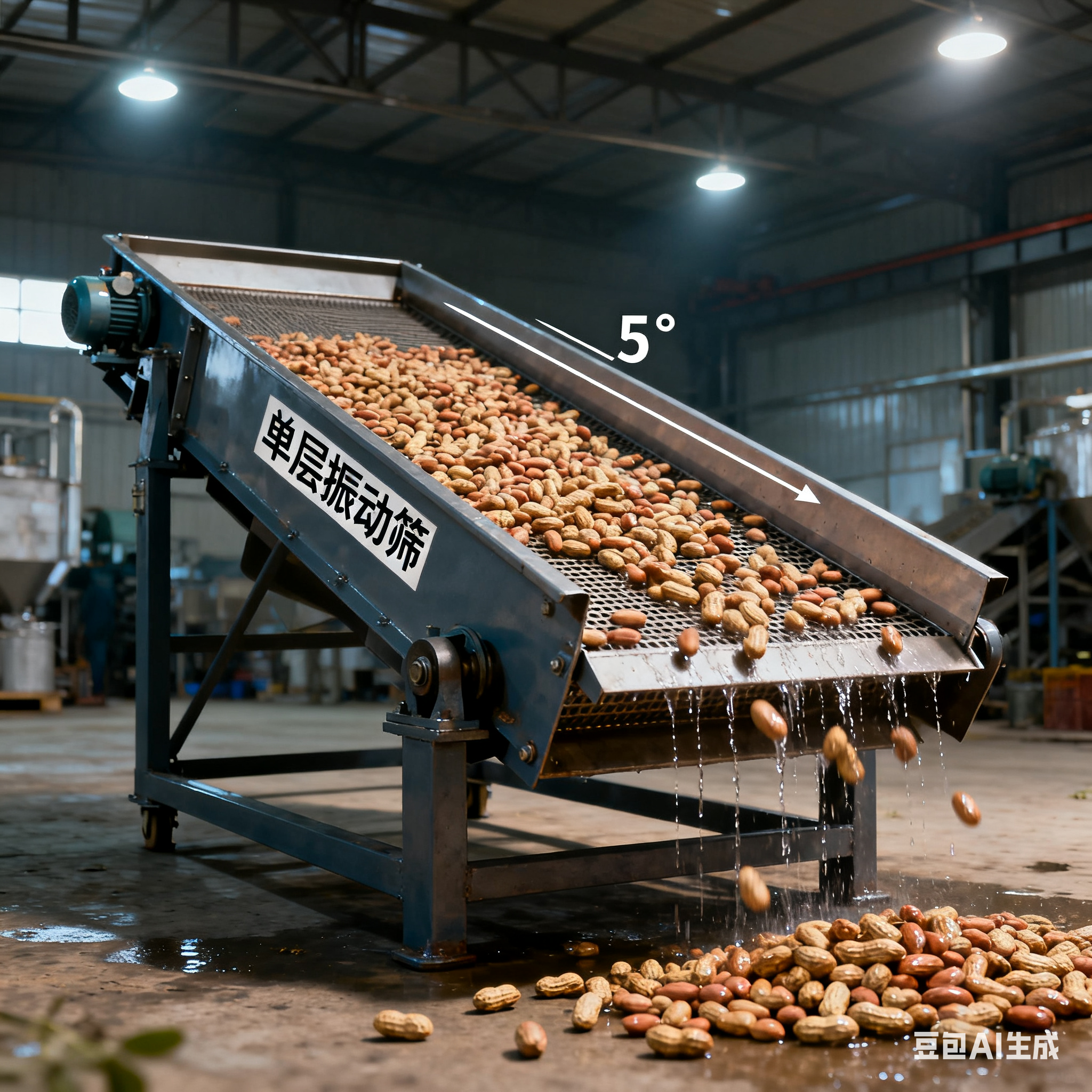 物料多功能振动沥水机，振动筛是什么样的？(2)