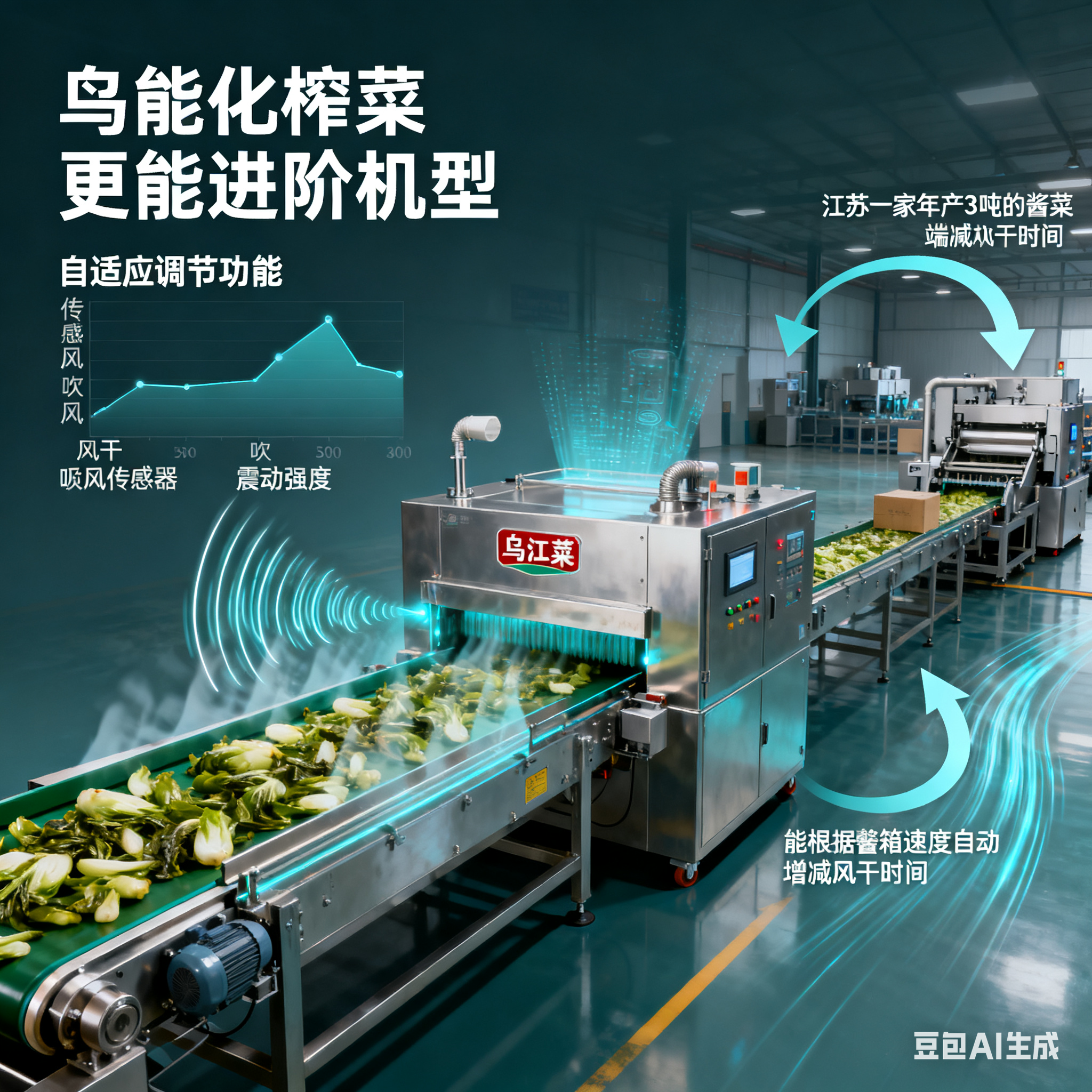 软包装酱菜风干沥水设备，能智能操控吗？(4)