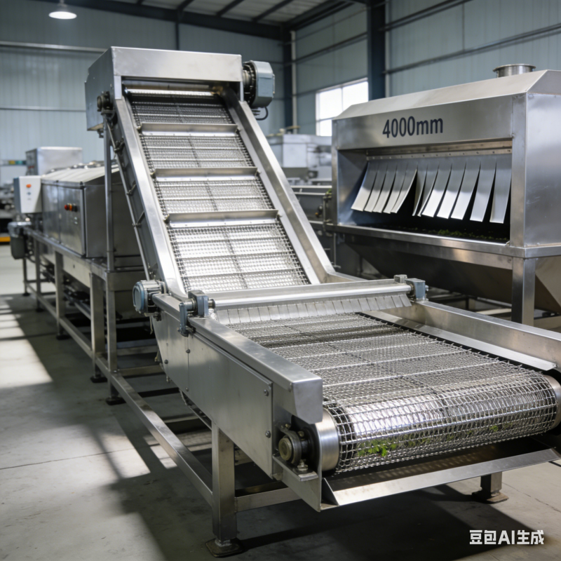 4000mm 雪菜震动沥水机，能满足食品除水风干需求吗？(2)